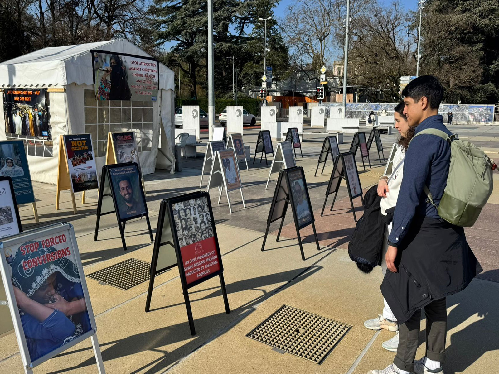 Global Human Rights Defence (GHRD) organised a three-day photo exhibition (Photo/ANI)