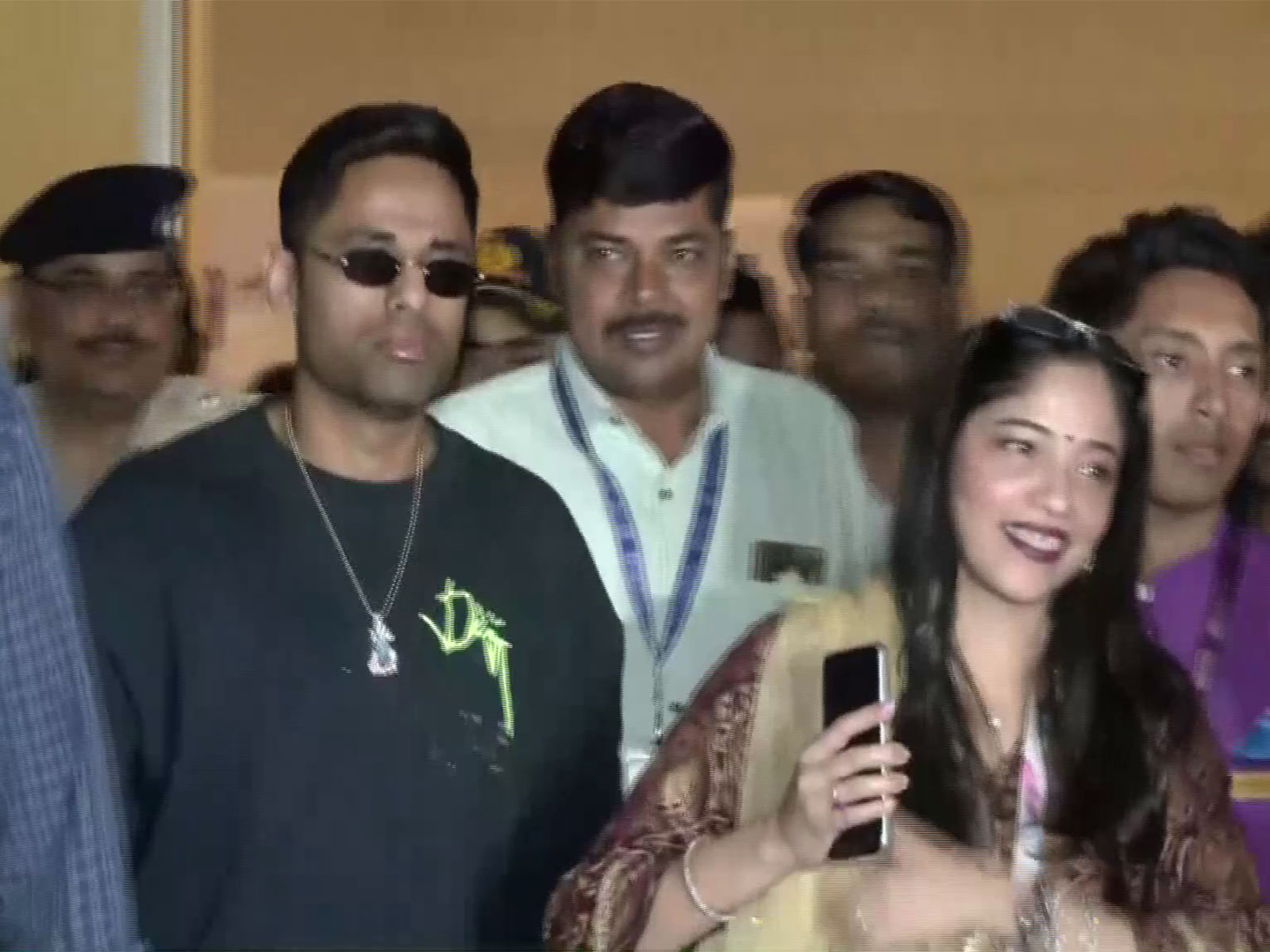 Suryakumar Yadav arrives in Mumbai. (Photo: ANI)