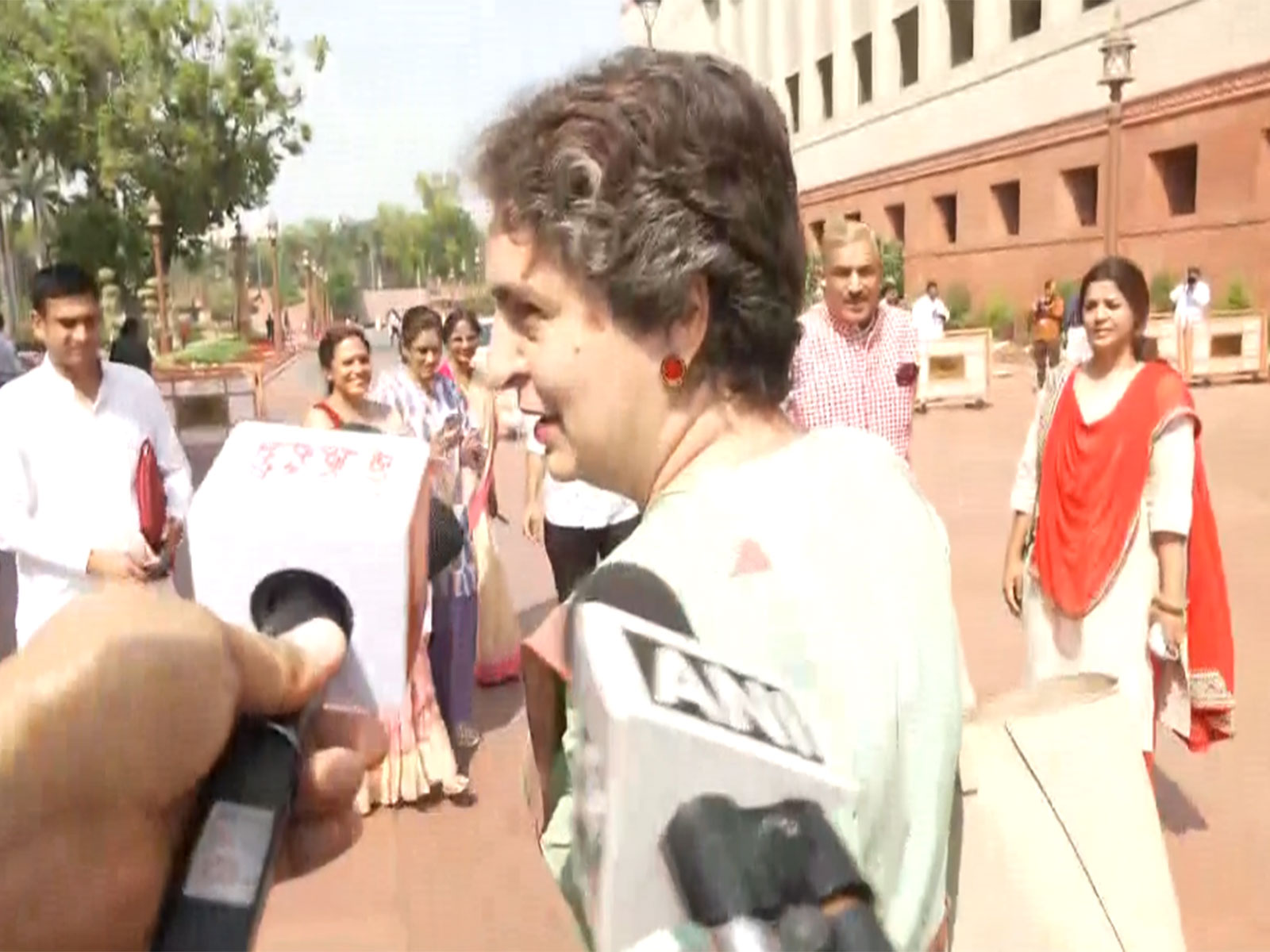 Congress MP Priyanka Gandhi (Photo/ANI) 