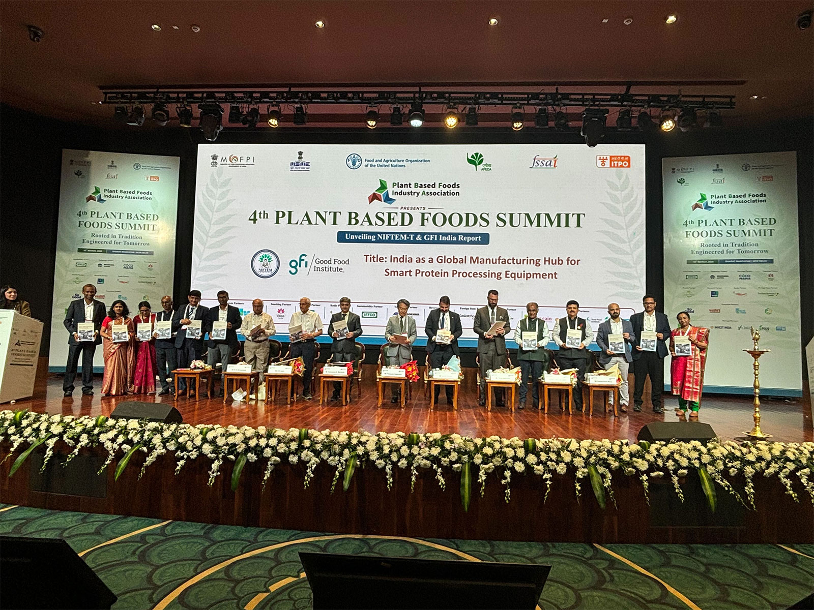 GFI and NIFTEM-T launch report on India as a Global Manufacturing Hub for Smart Protein Processing Equipment at AAHAR 2026