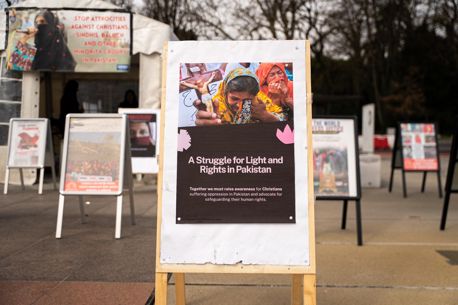 Global Human Rights Defence (GHRD) organised a three-day photo exhibition (Photo/ANI)