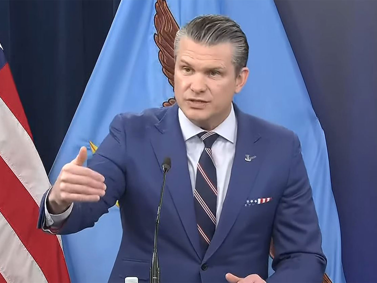 US Secretary of War Pete Hegseth. (Photo/YoutubeDepartment of War)