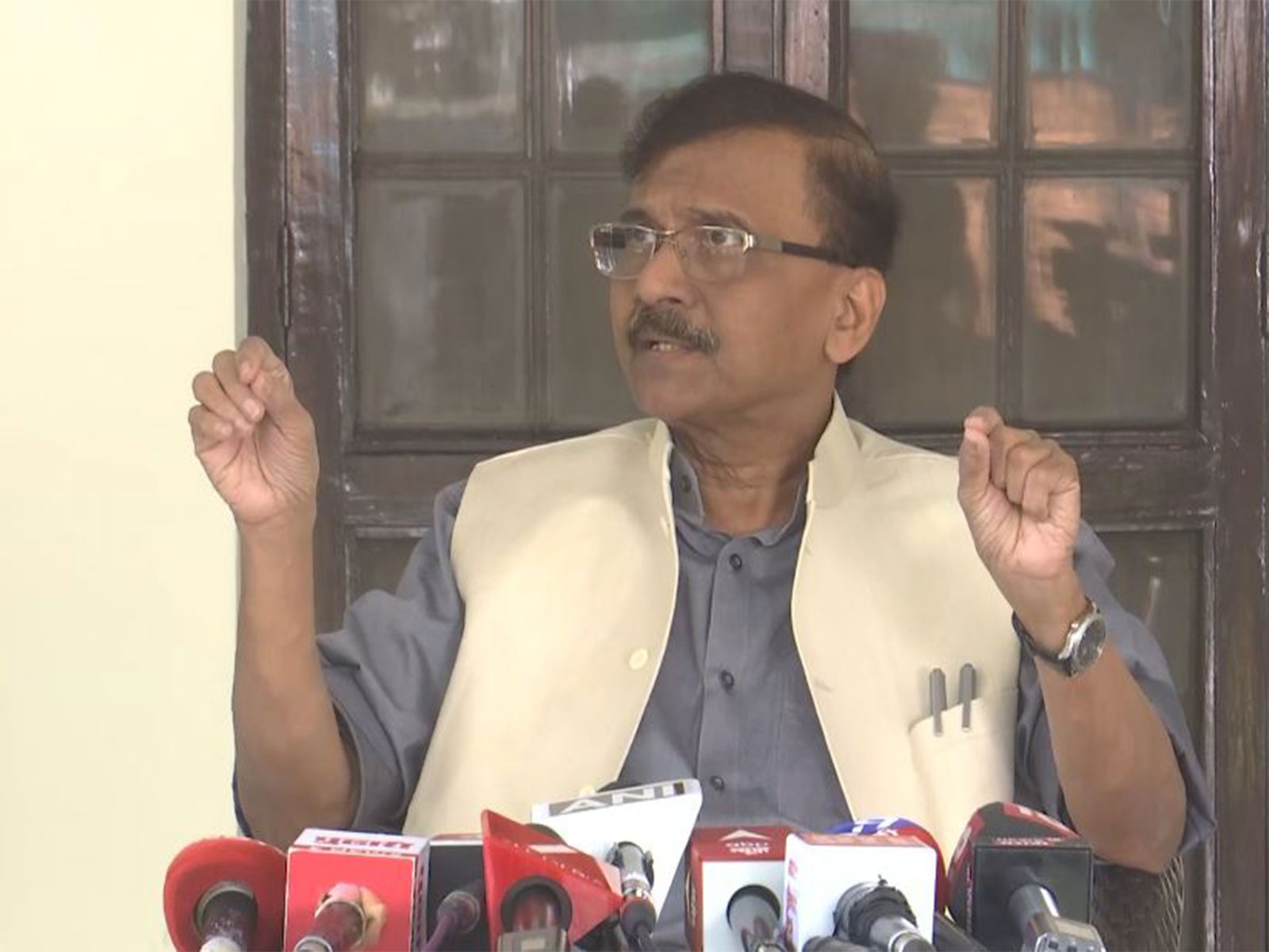 Shiv Sena (UBT) MP Sanjay Raut (Photo/ANI)