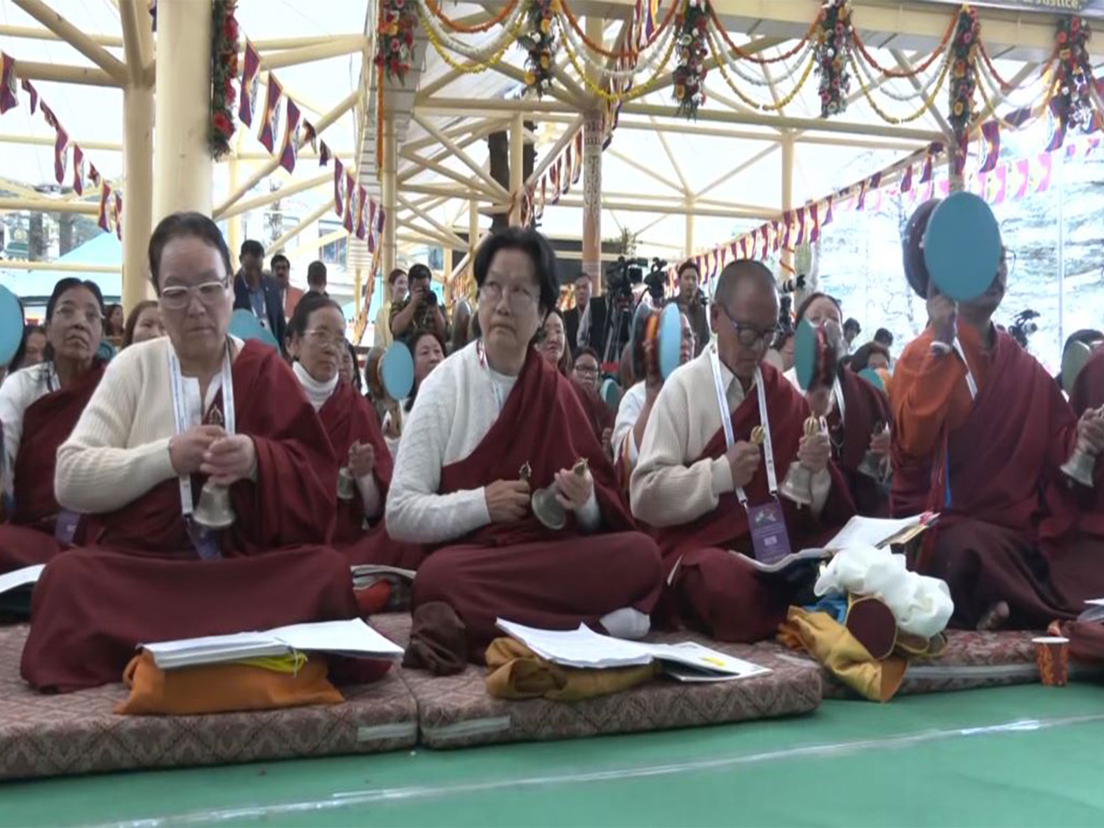 Prayers being performed for Dalai Lama (Photo/ANI)