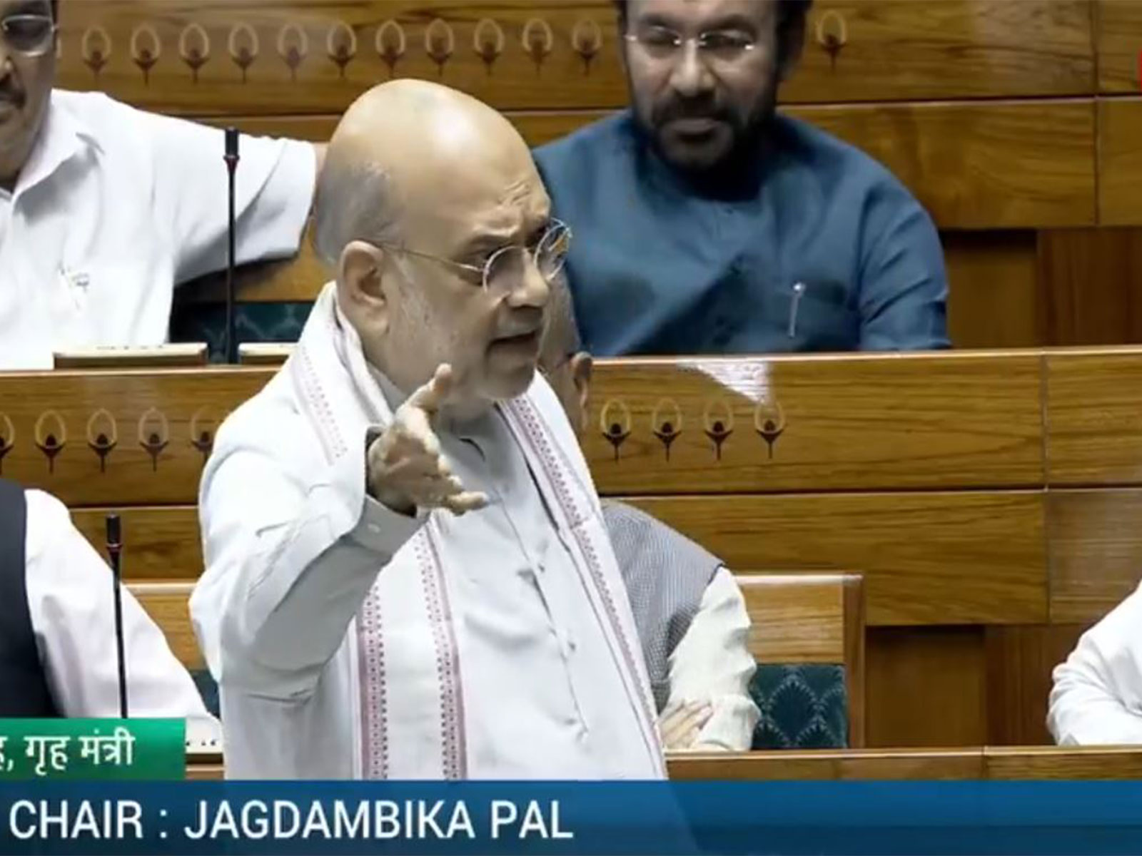 Union Home Minister Amit Shah (Photo/SansadTV)