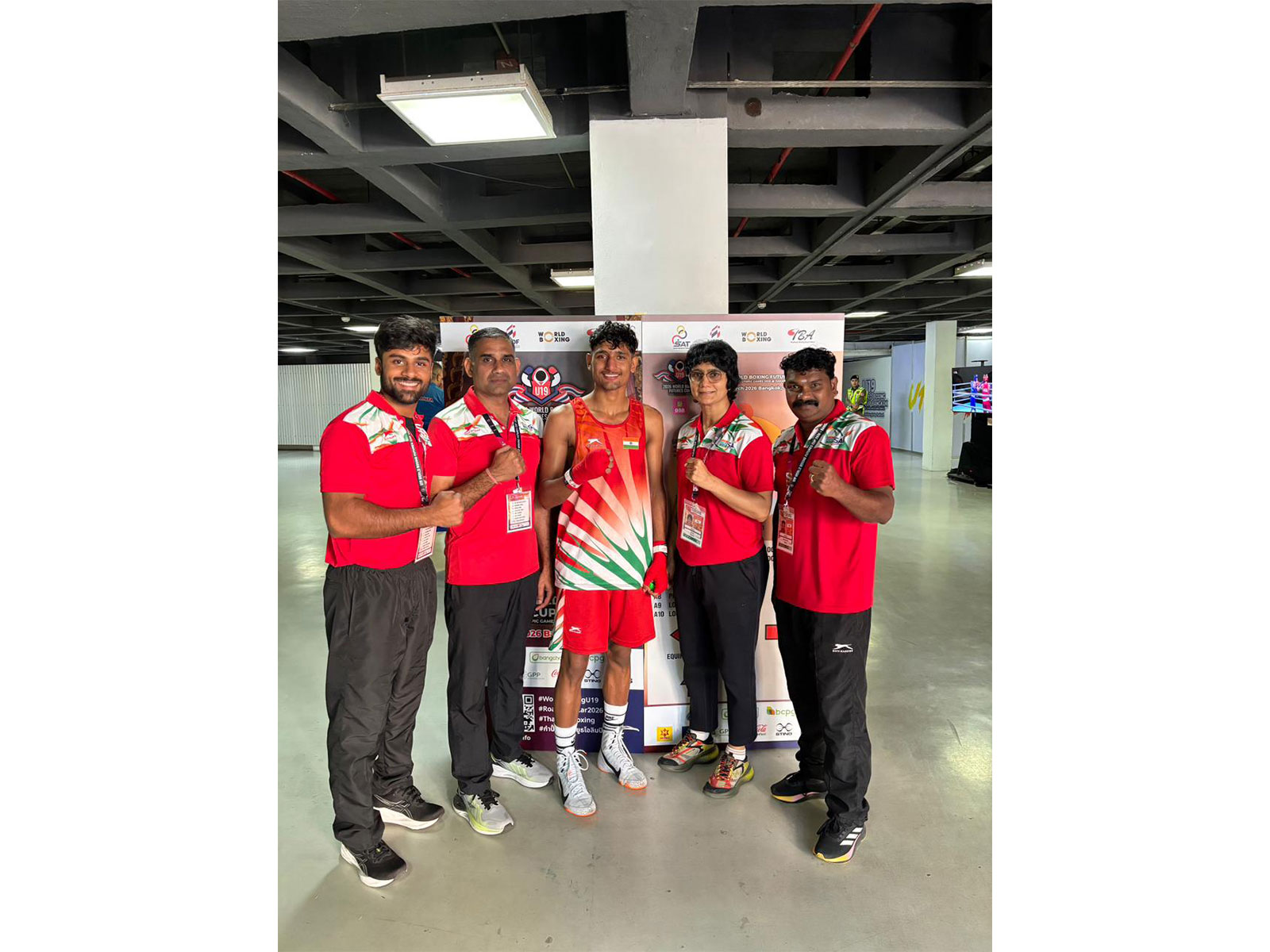 Sahil Duhan (60kg) recorded a commanding 5-0 win against Tajikistan (Photo: BFI)