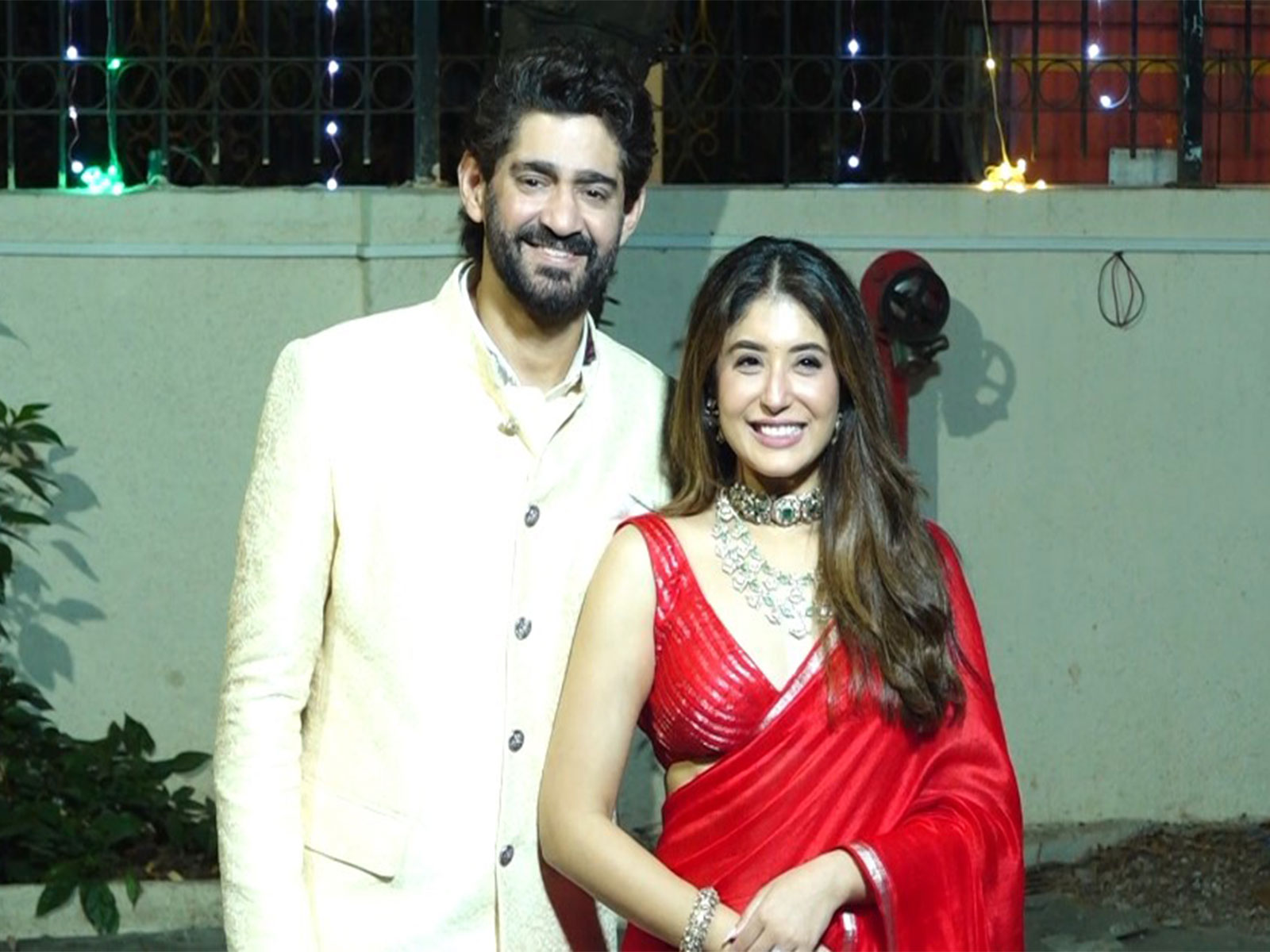 Couple Kritika Kamra and Gaurav Kapur (Image source: ANI)