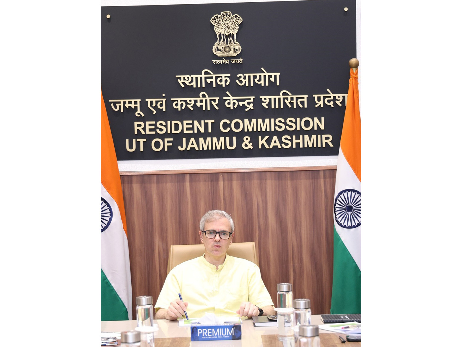 Jammu and Kashmir Chief Minister Omar Abdullah (Photo/ANI)