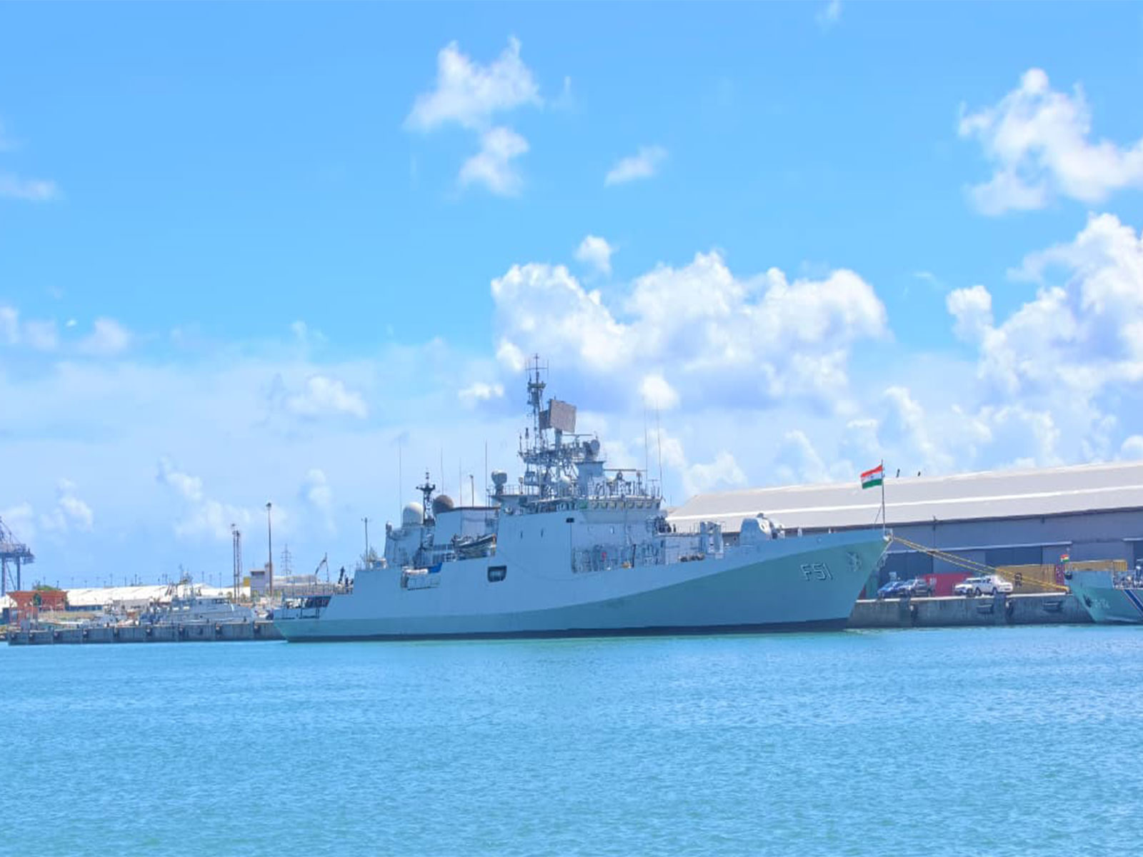 Indian Naval Ship Trikand at Port Louis, Mauritius (Photo/IndianNavy)