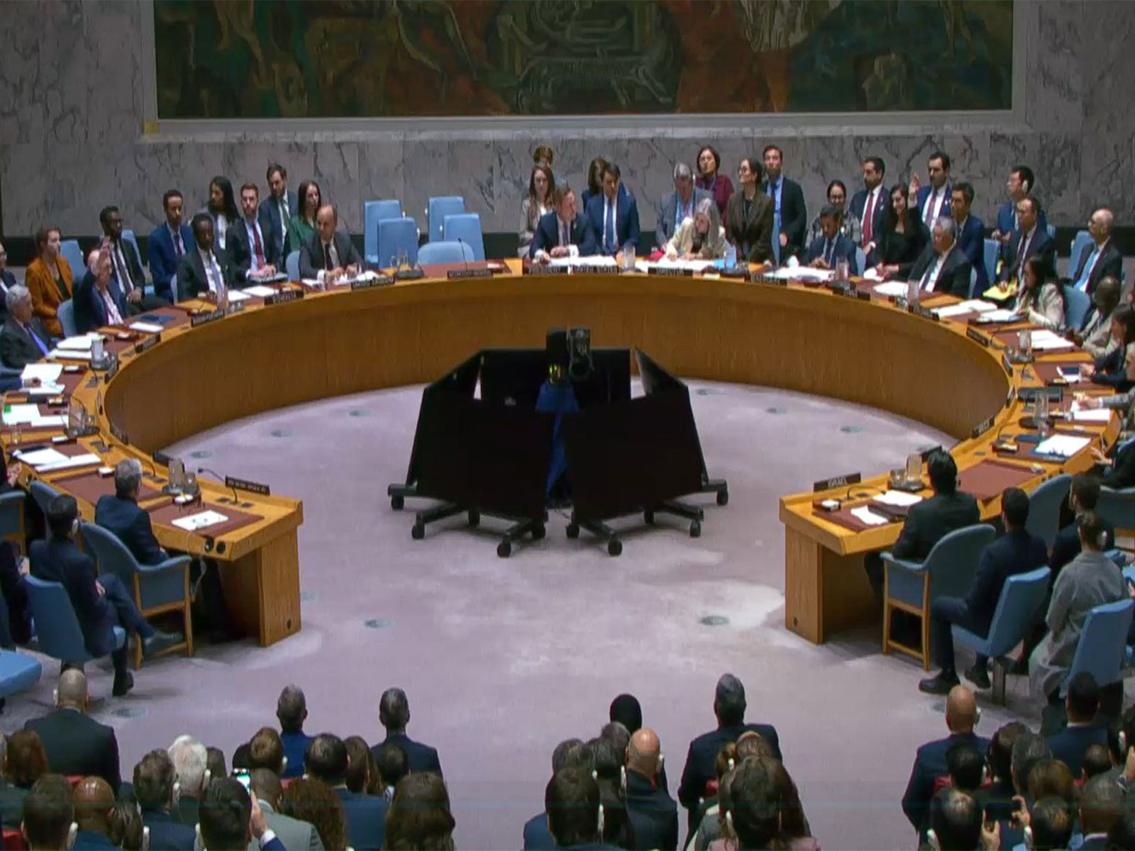 UNSC meeting in progress (Photo/@UN_News_Centre)