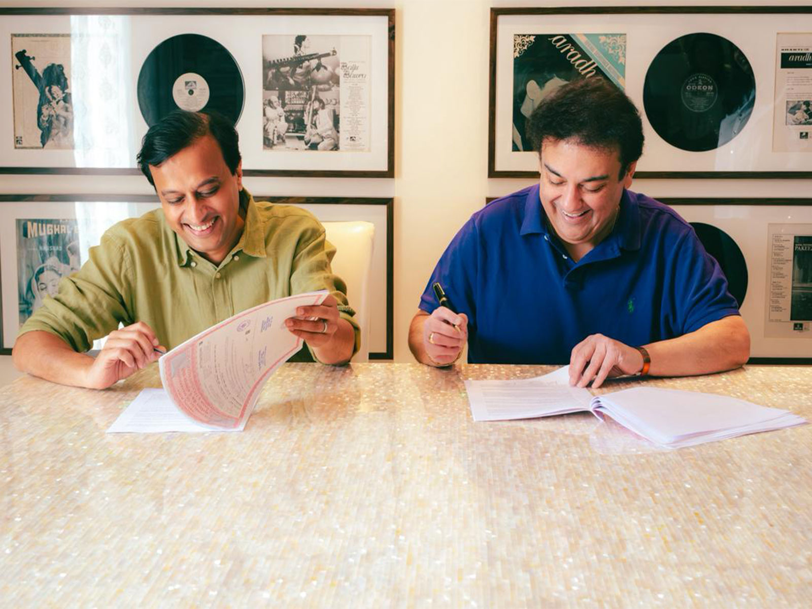 Sujal Parekh, Chief Business Officer, Zee Music Company, Adnan Sami (Photo/ Adnan Sami team)