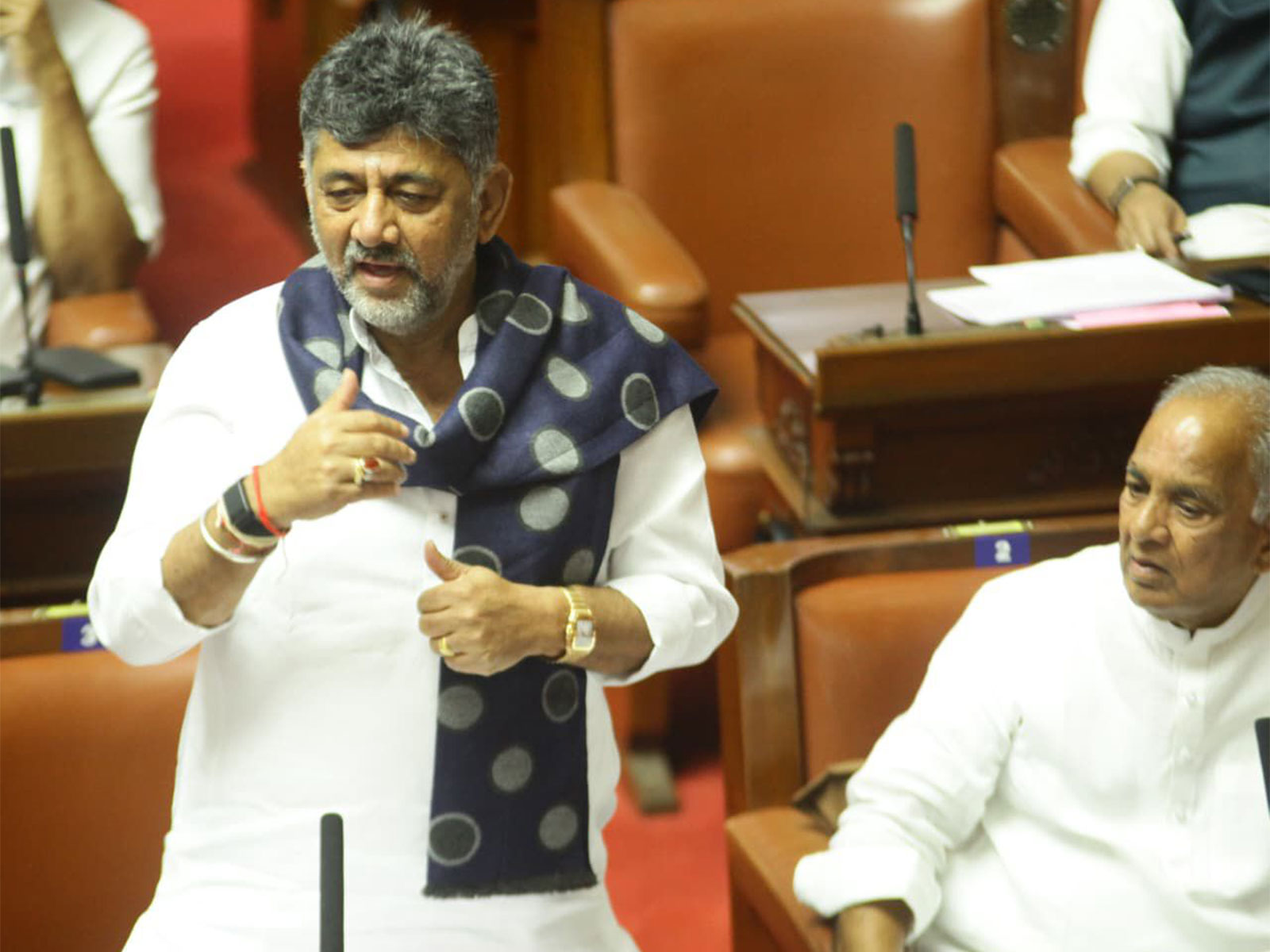 Karnataka Deputy Chief Minister DK Shivakumar (Photo/ANI)