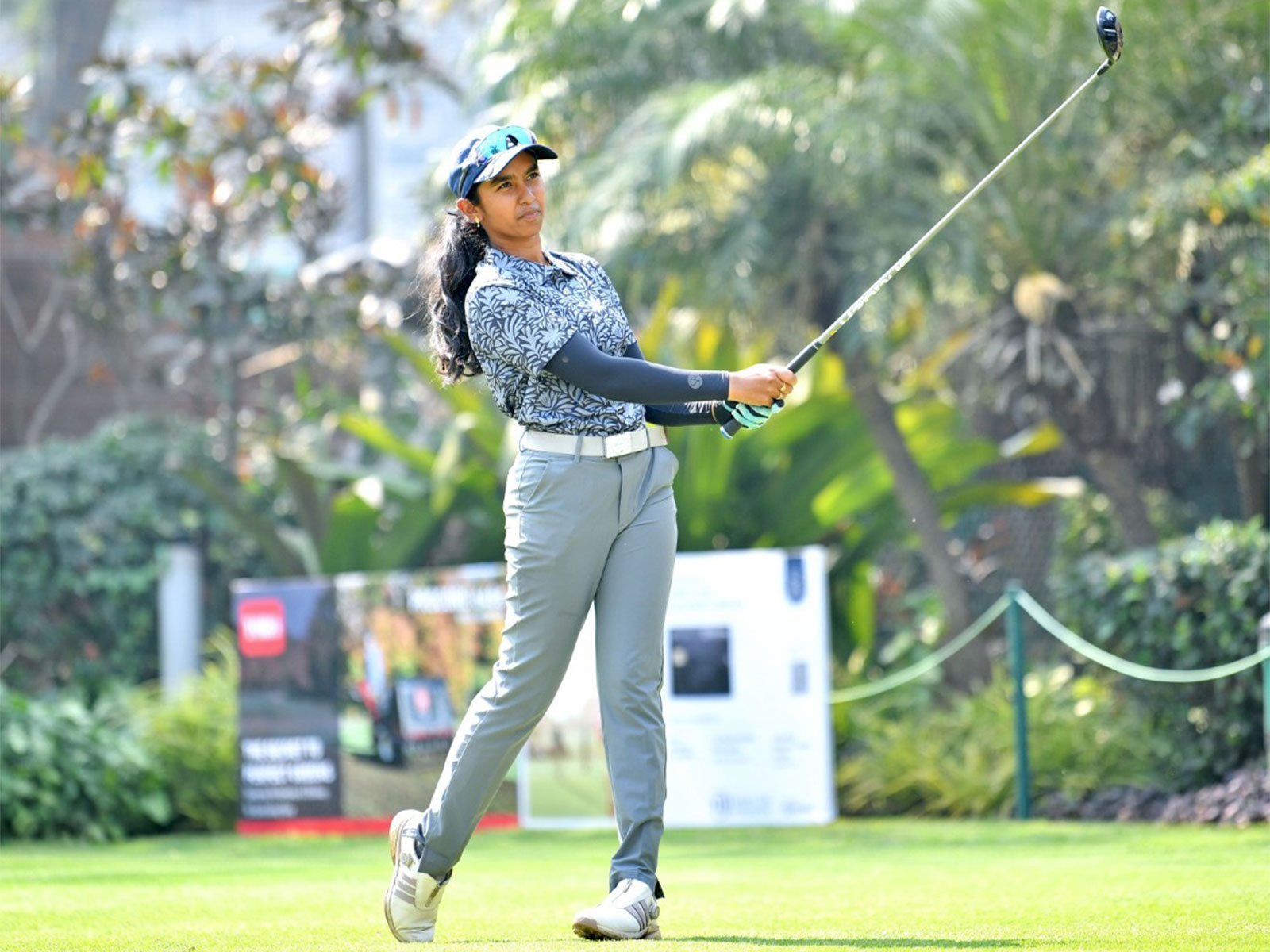 Jasmine Shekar in action during fifth leg of Women's Pro Golf Tour (Image: WPGT)