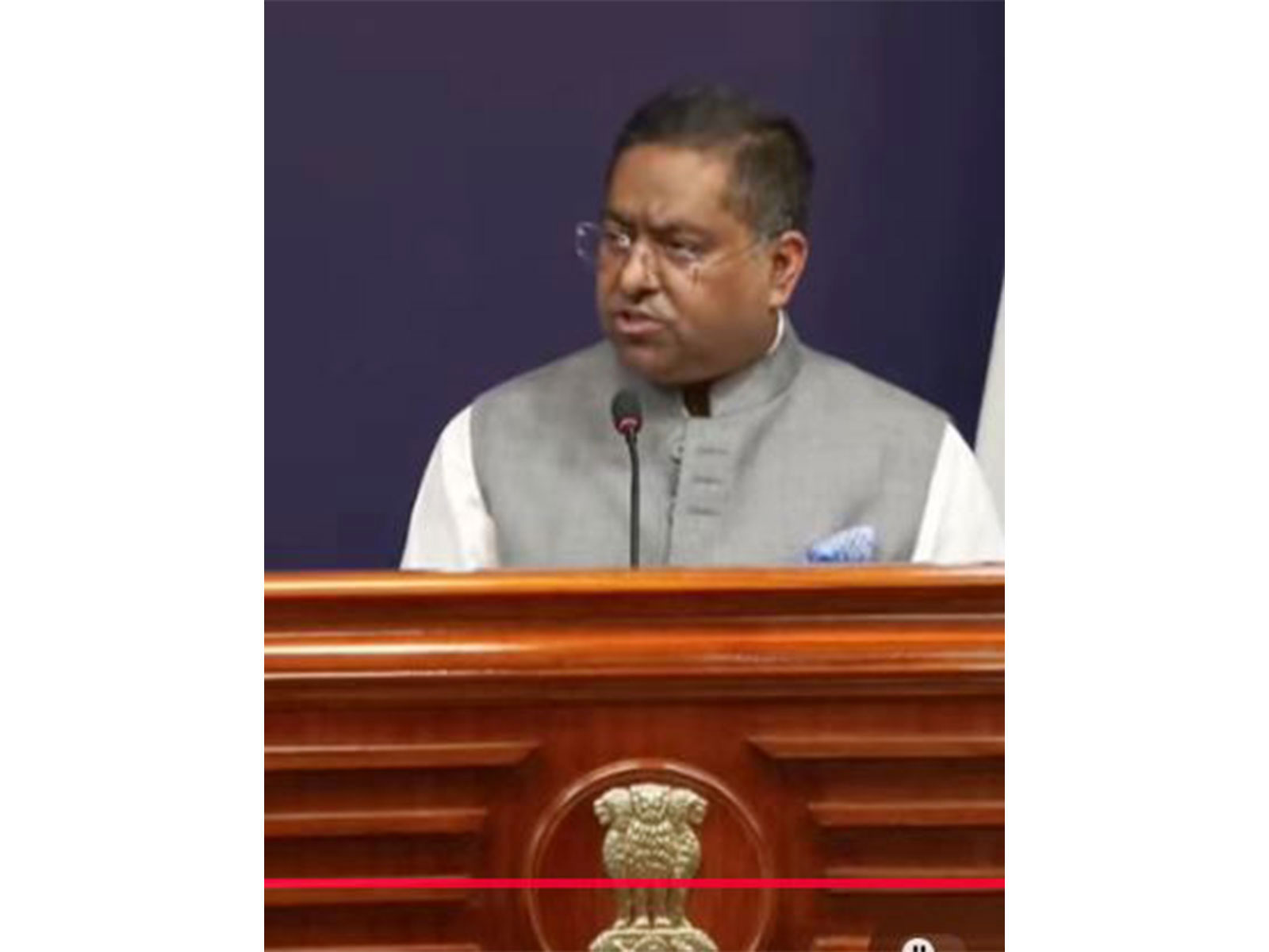 MEA spokesperson Randhir Jaiswal (Photo/ANI)