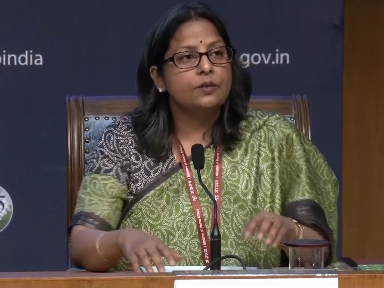 Sujata Sharma, Joint Secretary, Ministry of Petroleum and Natural Grace said while briefing on the energy security related aspect during the joint press briefing on Inter-Ministerial developments in West Asia in New Delhi today.
