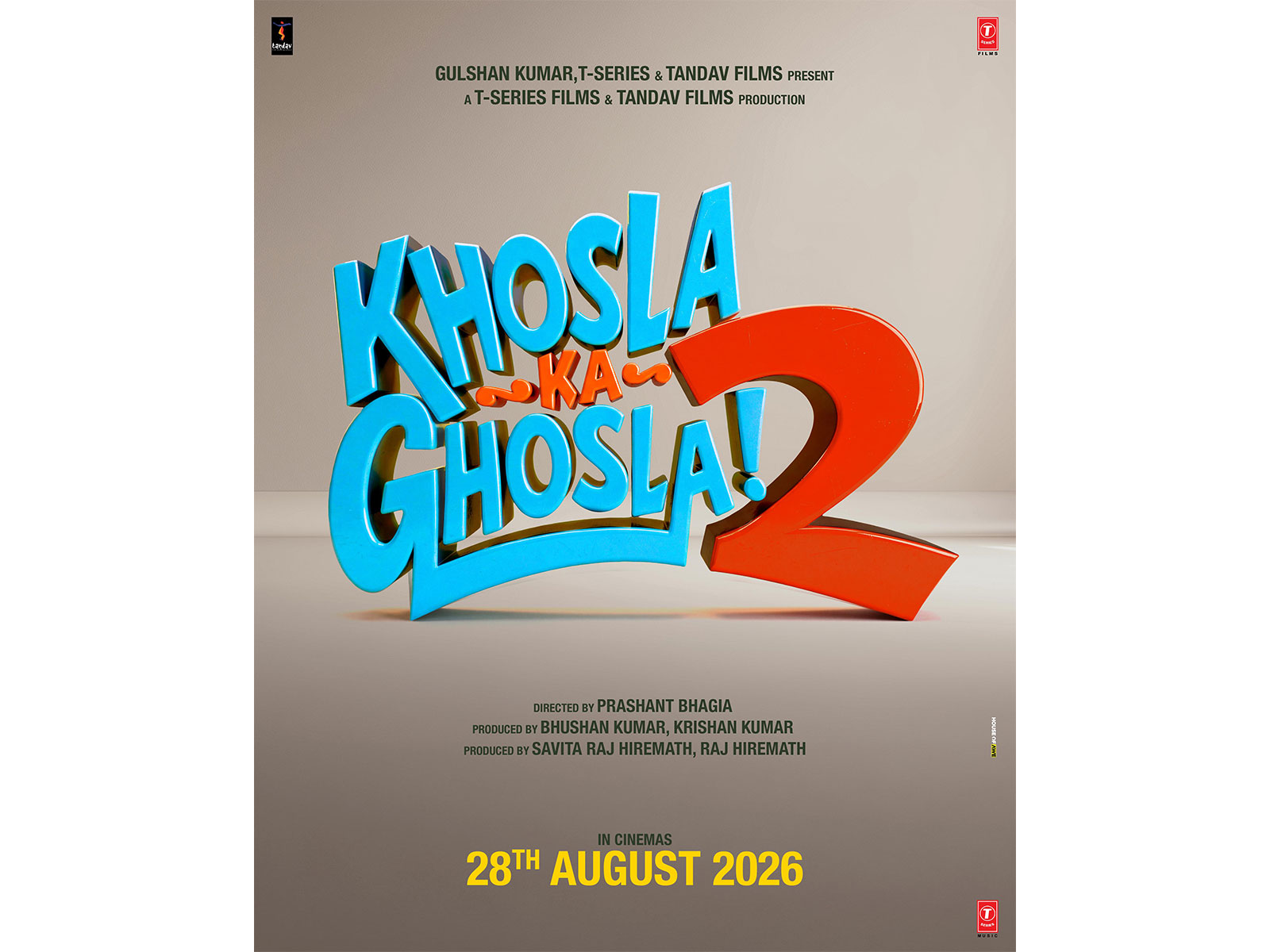 Poster of Khosla Ka Ghosla 2 (Image source: T-Series)