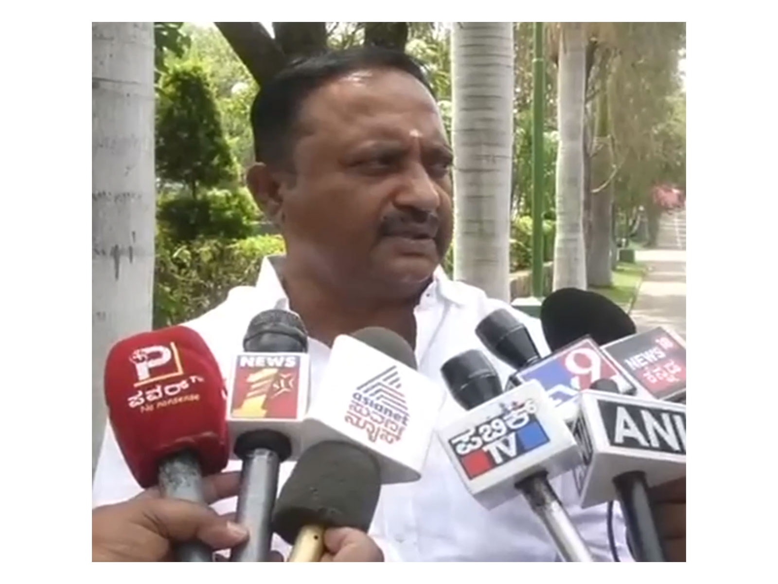 Congress leader Battappa (Photo/ANI)