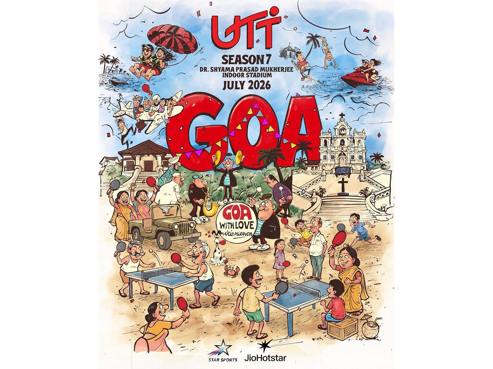 UTT Season 7 heads to Goa's shores for first time. (Photo/UTT) 