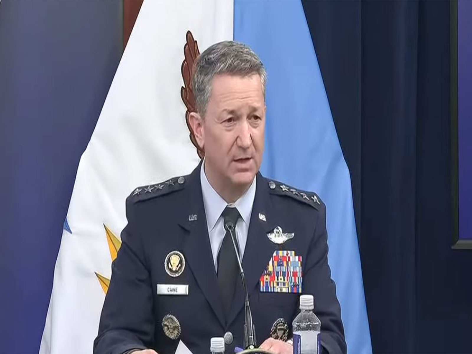 US Joint Chiefs Chair Gen. Dan Caine (Photo/ Youtube @US Department of War)
