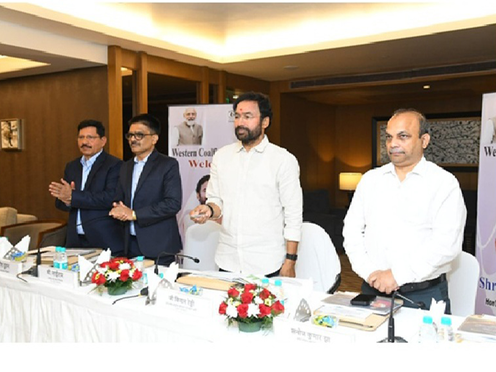 Union Minister G Kishan Reddy inaugurates multiple projects during visit to Western Coalfields Limited in Nagpur (Photo/PIB)