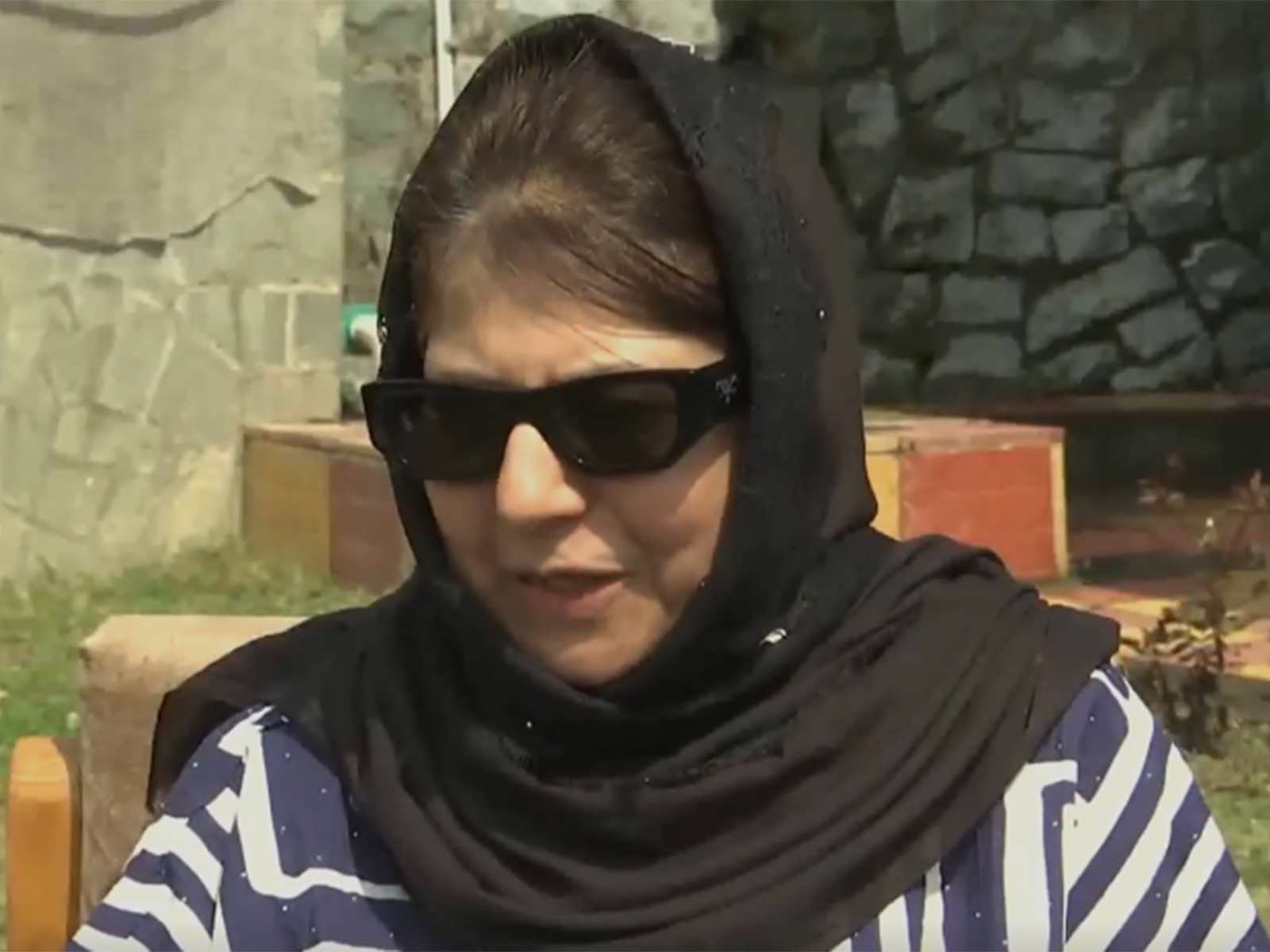 Peoples Democratic Party chief Mehbooba Mufti (Photo/ANI)