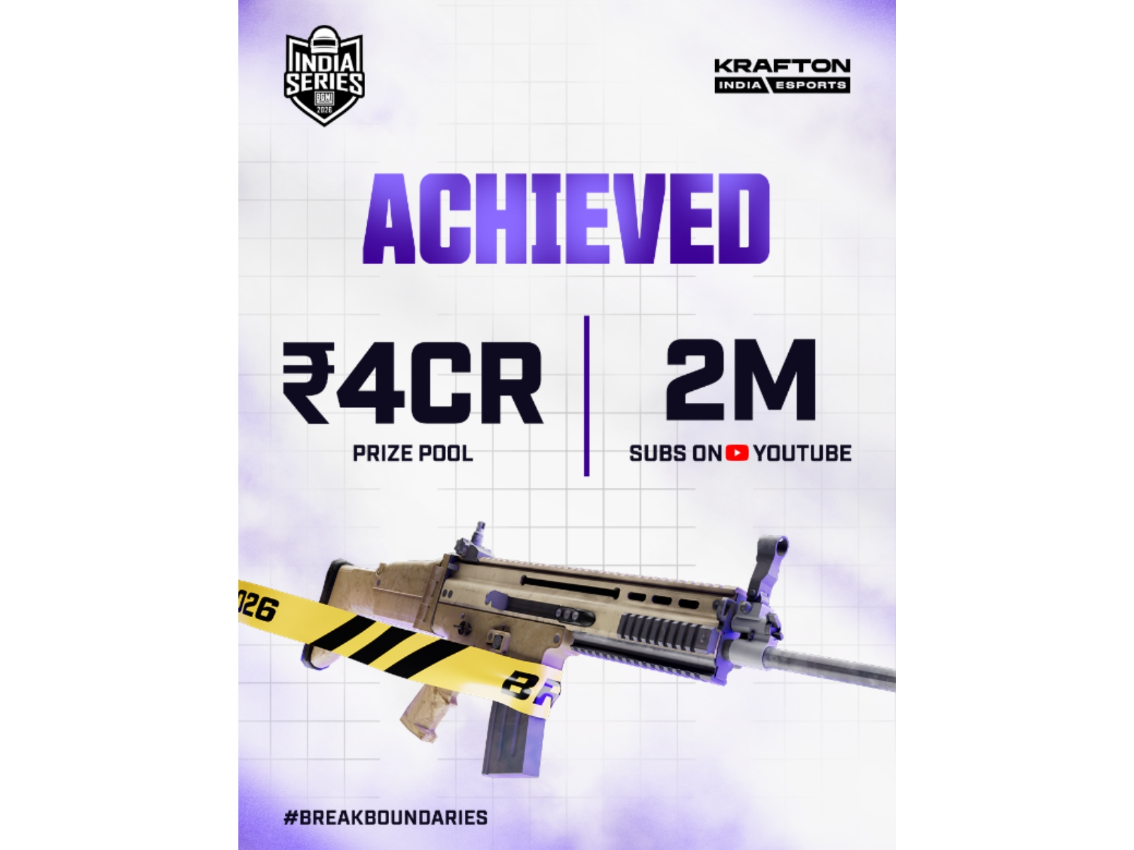 KRAFTON India Announces INR 4 Crore Prize Pool for BGIS 2026 Grand Finals in Chennai