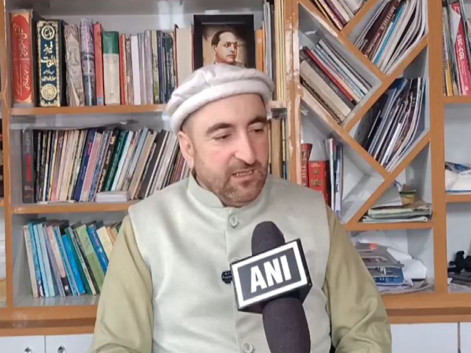 KDA leader Sajjad Hussain Kargili (Photo/ANI)