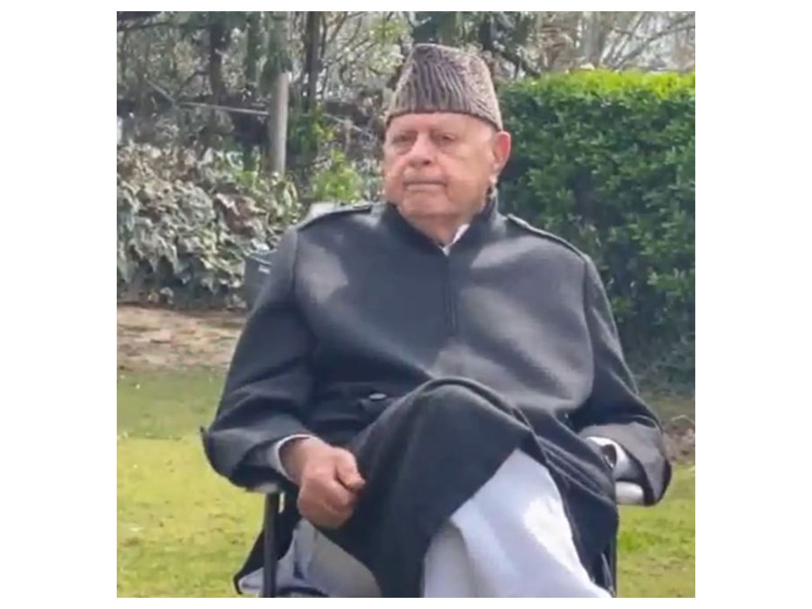 Jammu and Kashmir National Conference (JKNC) president Farooq Abdullah (Photo/ANI)h