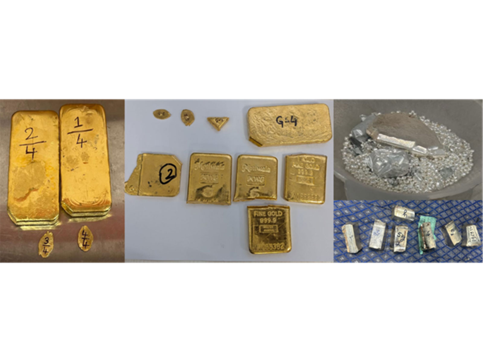 DRI seized gold, silver and cash (Photo/@PIB_India)