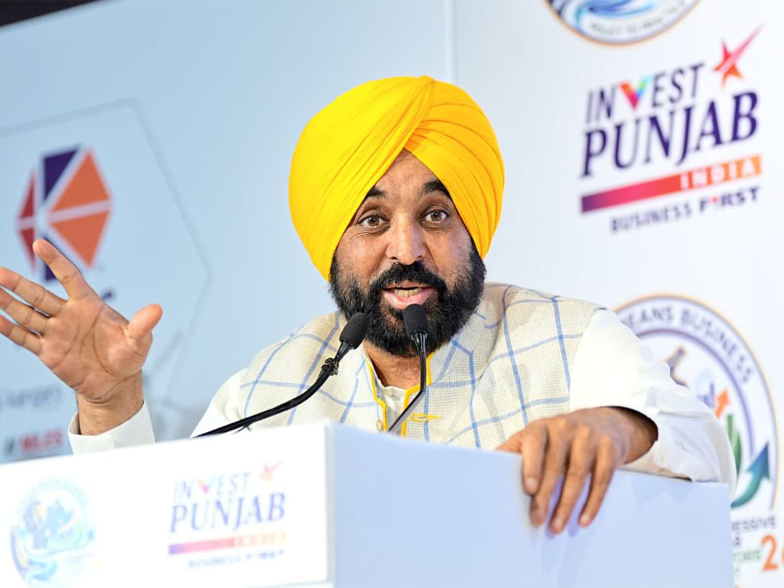 CM Bhagwant Mann attending the "Progressive Punjab Investors' Summit 2026" (Photo/X/@BhagwantMann)