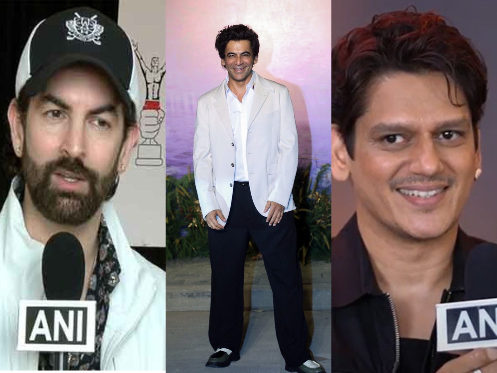 Neil Nitin Mukesh, Sunil Grover and Vijay Varma (Photo/ANI)