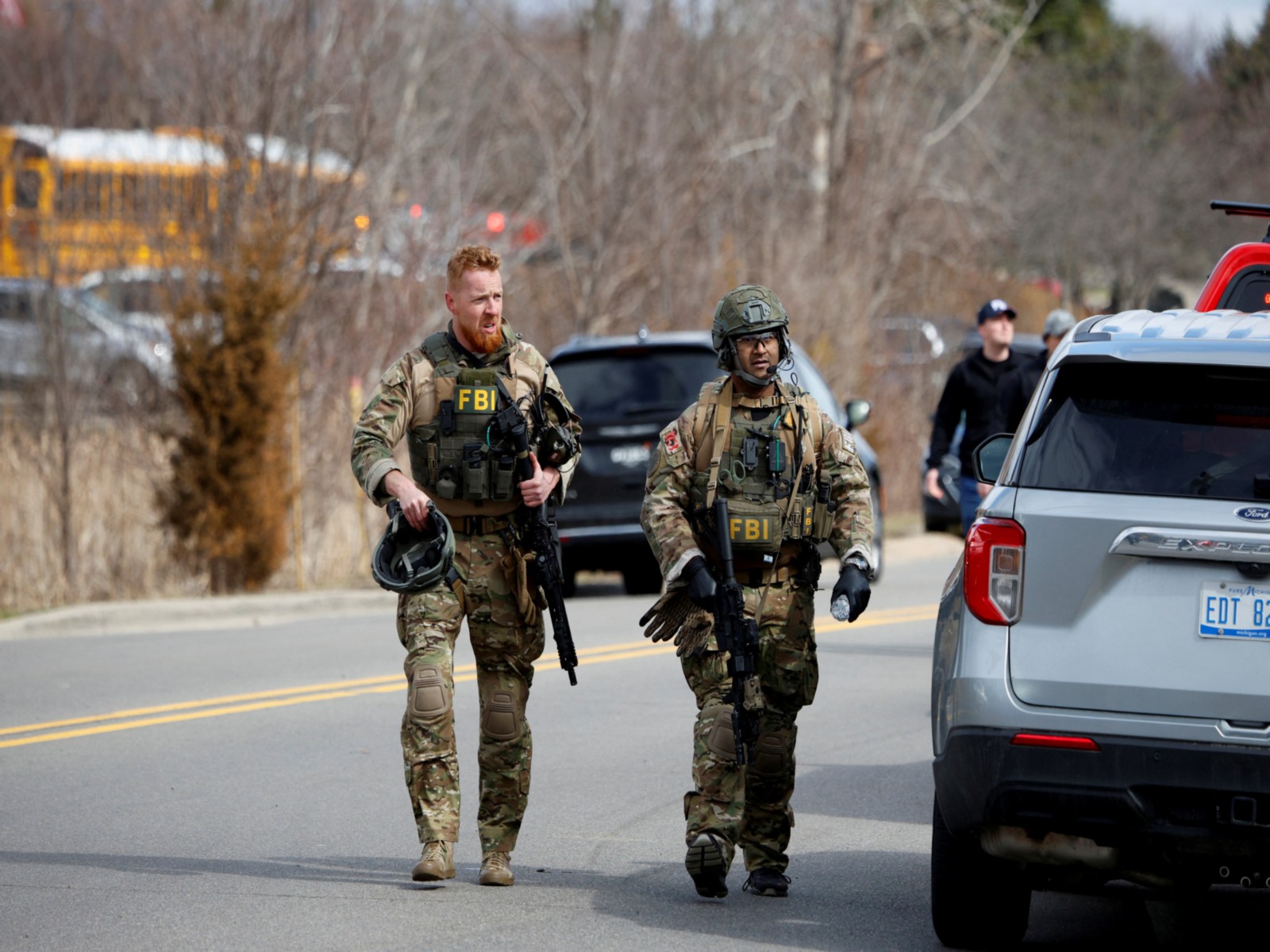 Michigan synagogue shooting incident, US (Photo/Reuters)