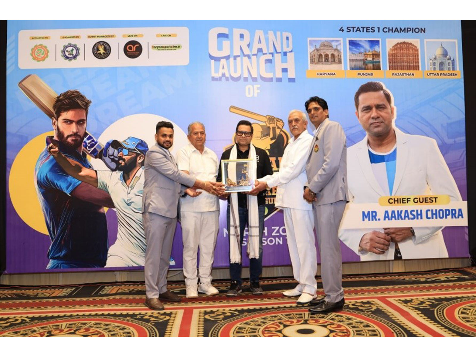 Cricket Icon Aakash Chopra Launches Dream Tennis Cricket League Season 1 North Zone in Kurukshetra