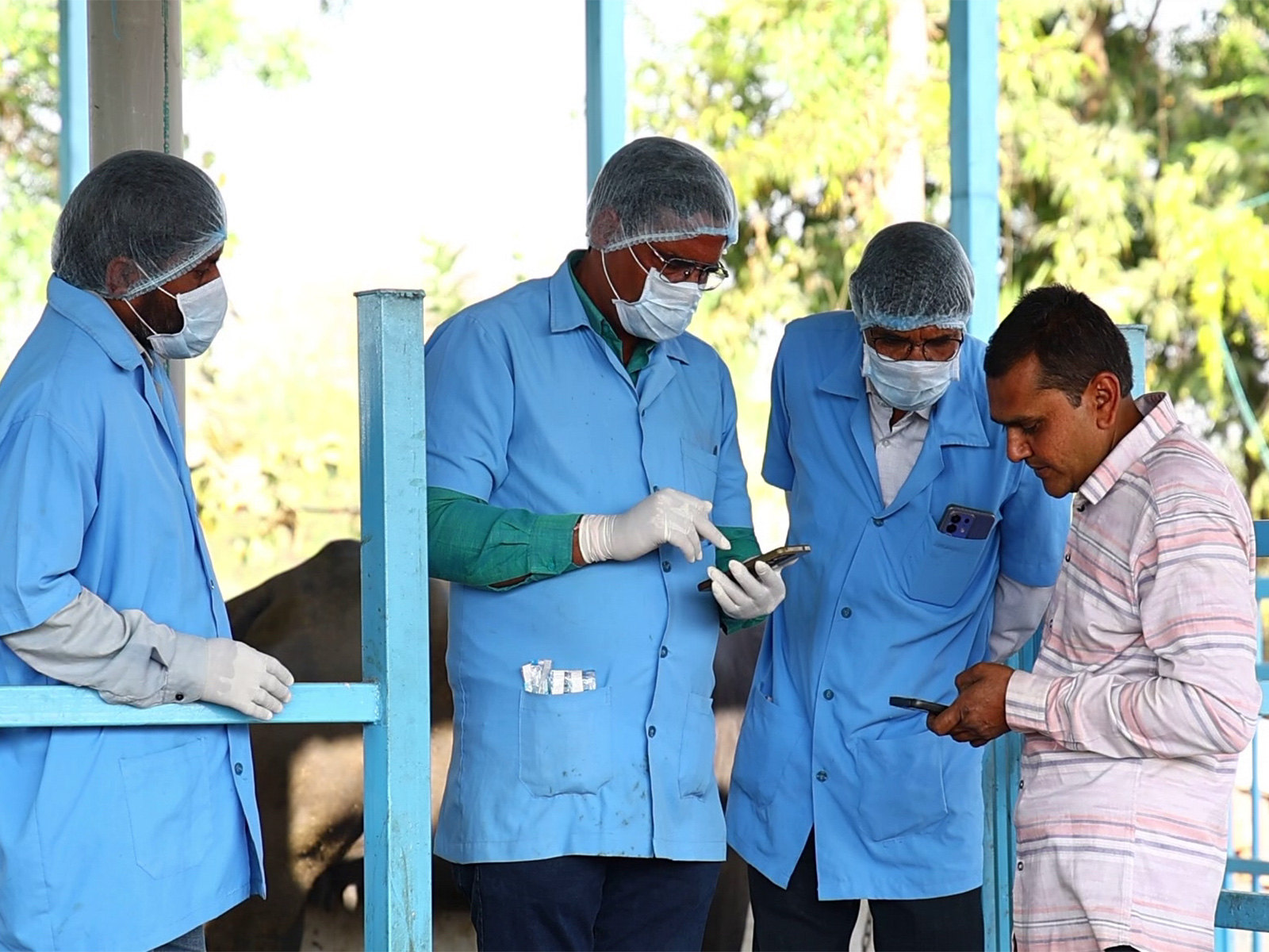 The vaccination campaign underway (Photo/ANI)
