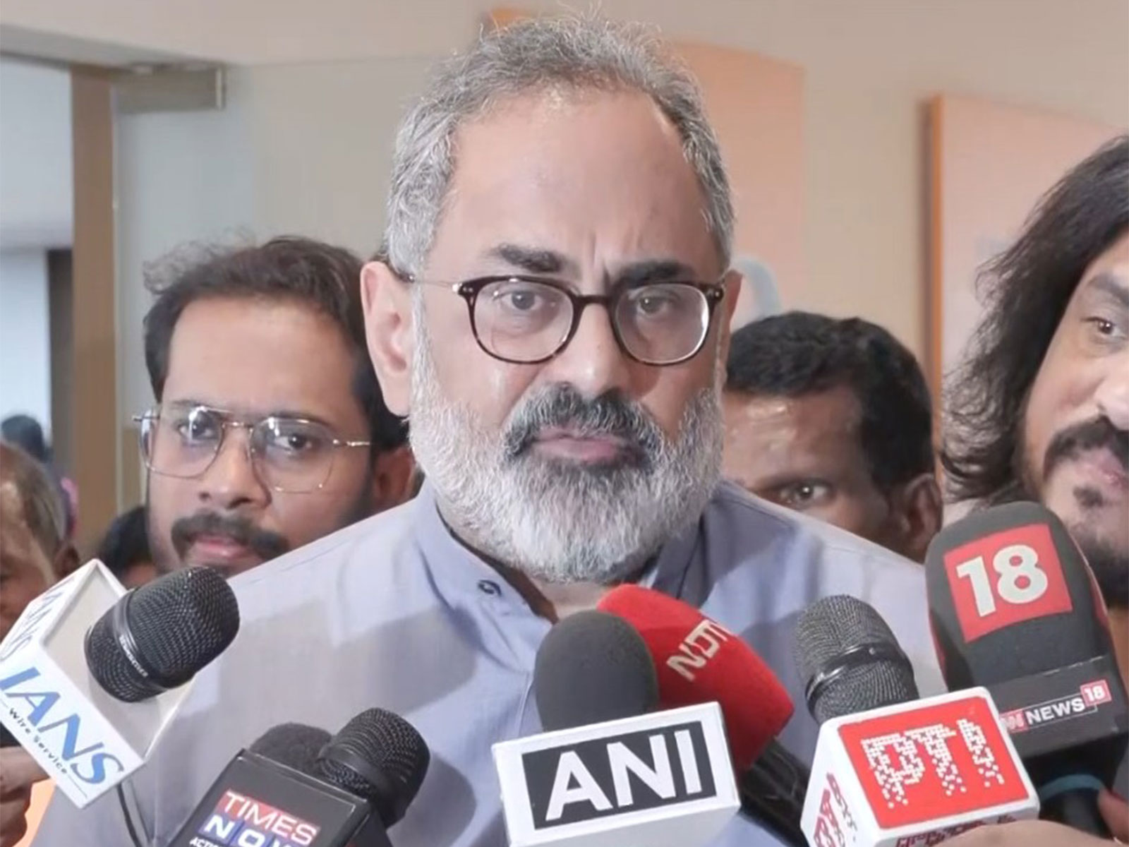 Kerala BJP President Rajeev Chandrasekhar (Photo/ANI)