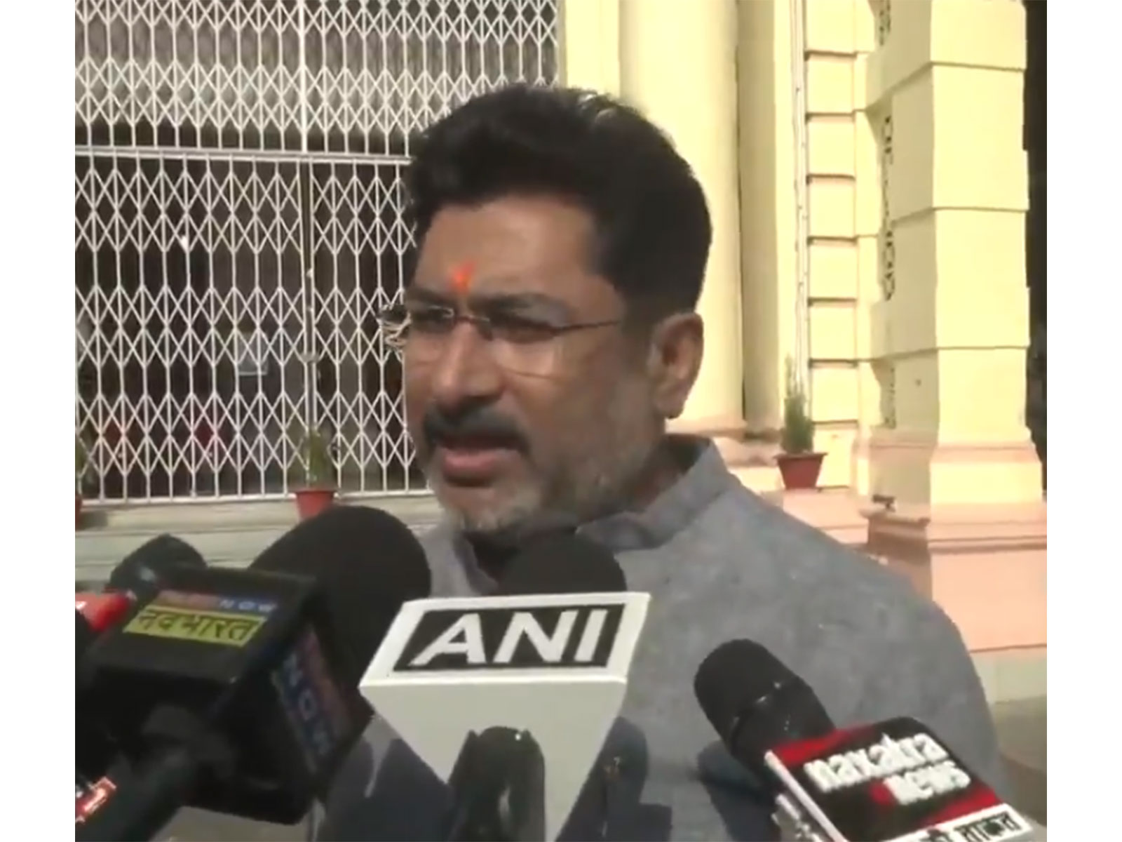 Lok Janshakti Party RV Bihar President Raju Tiwari (Photo/ANI)