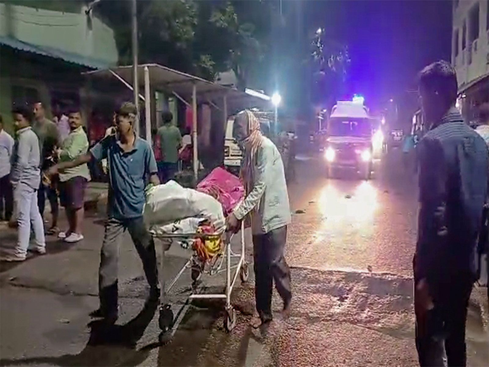 Visual from outside the hospital in Odisha (Photo/ANI)