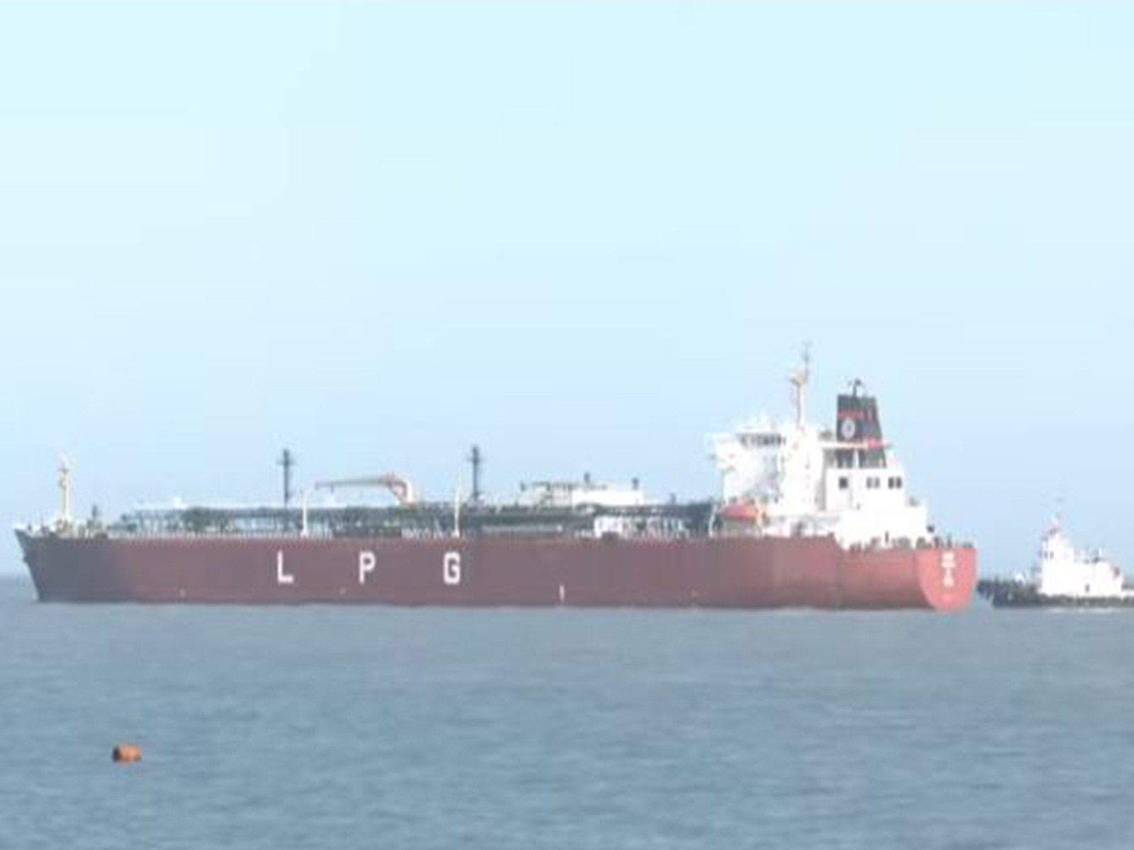 LPG tanker Shivalik reaches Gujarat's Mundra Port (Photo/ANI)