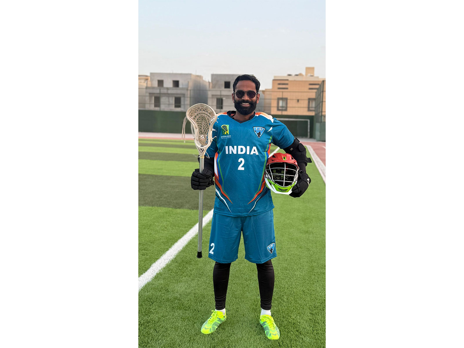 India men's Lacrosse captain Anudeep Reddy. (Photo/LAI)