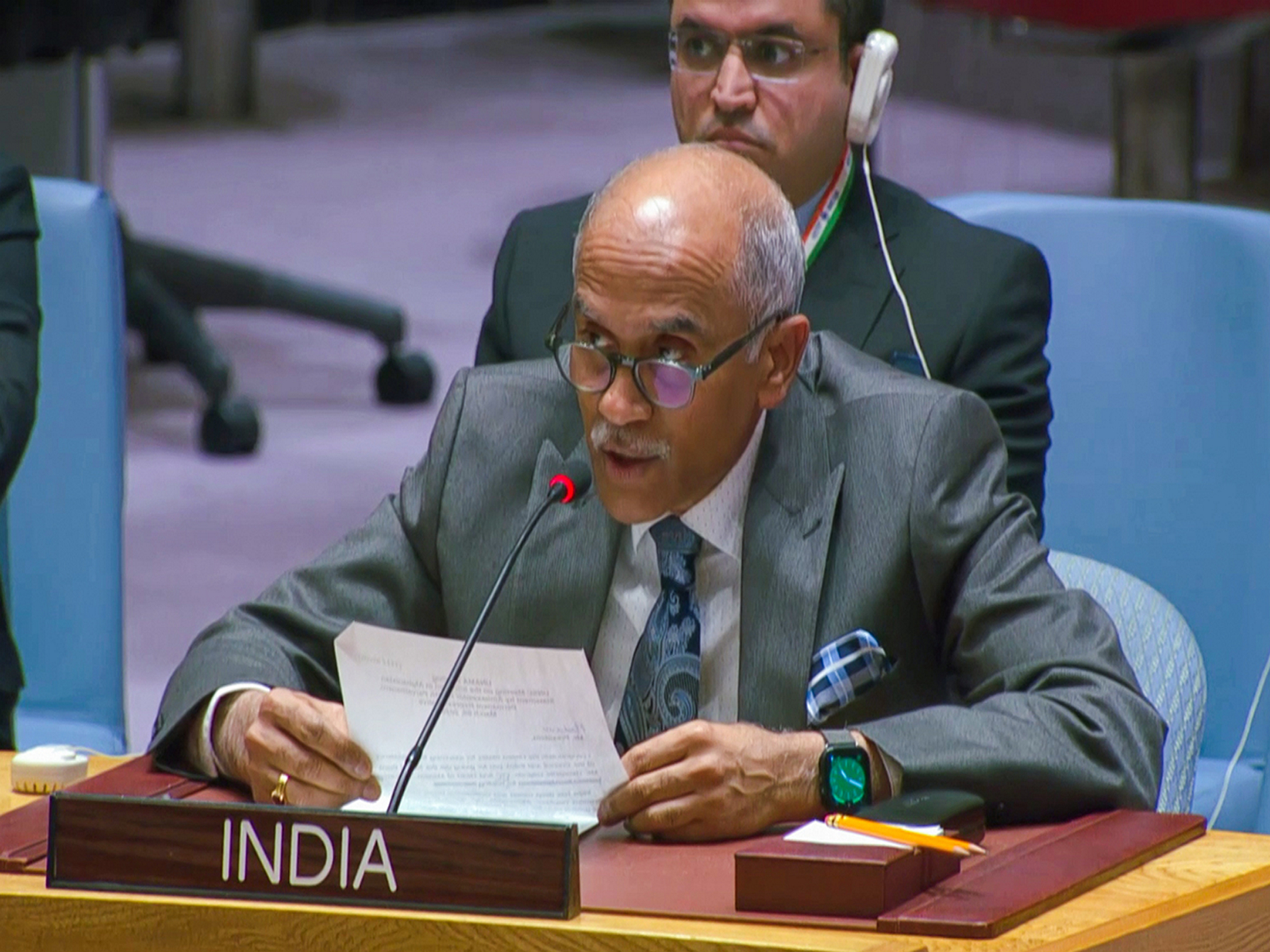 India's Permanent Representative to the UN Harish Parvathaneni (File Photo/ANI)