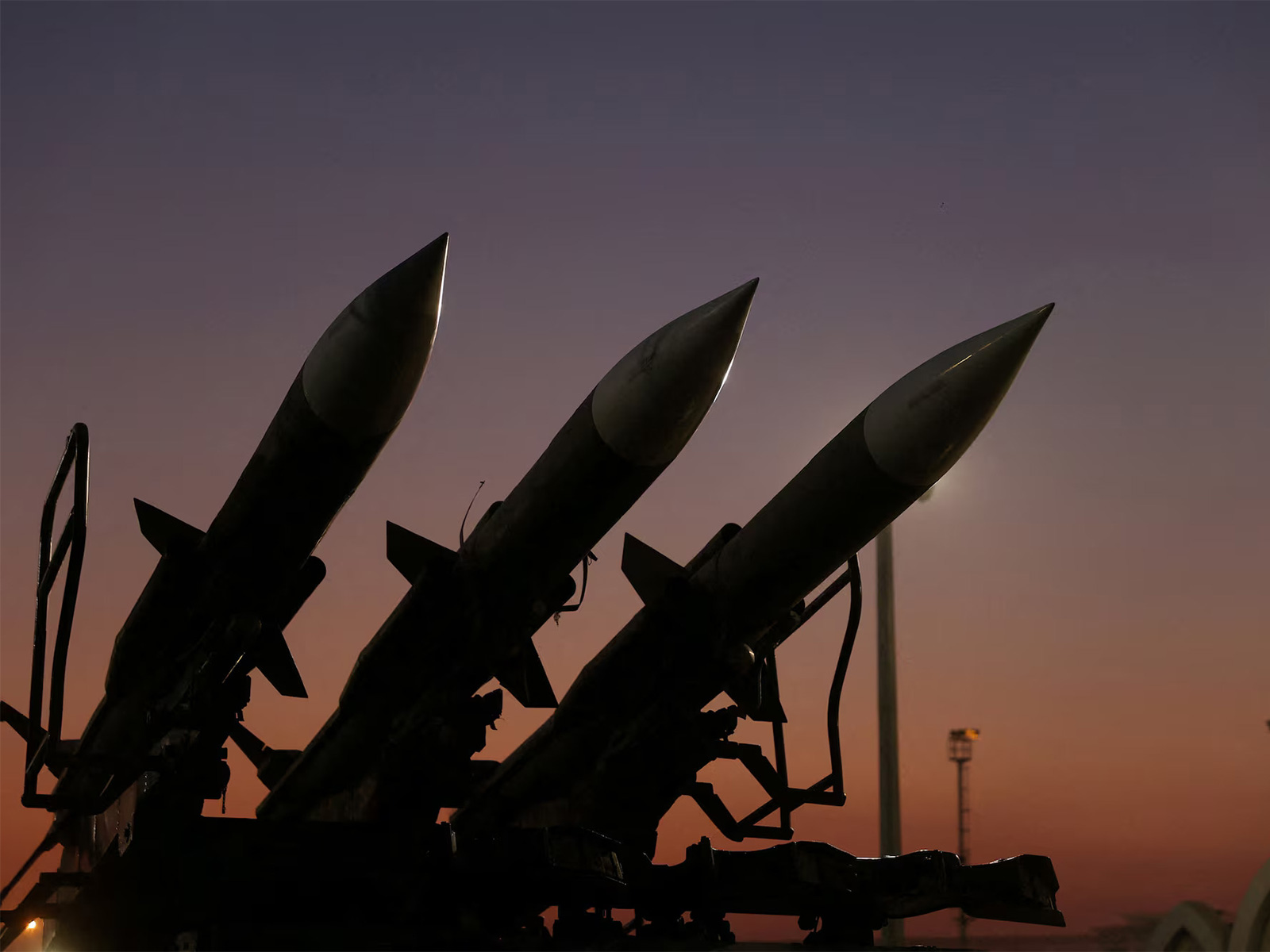 Missiles on display at the Islamic Revolutionary Guard Corps (IRGC) Aerospace Force Museum in Tehran, Iran. (Photo/Reuters)