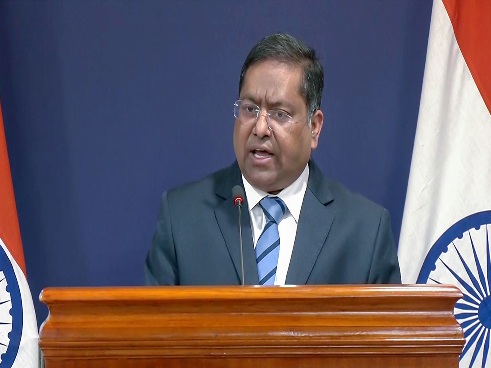 MEA Spokesperson Randhir Jaiswal (Photo/ANI)