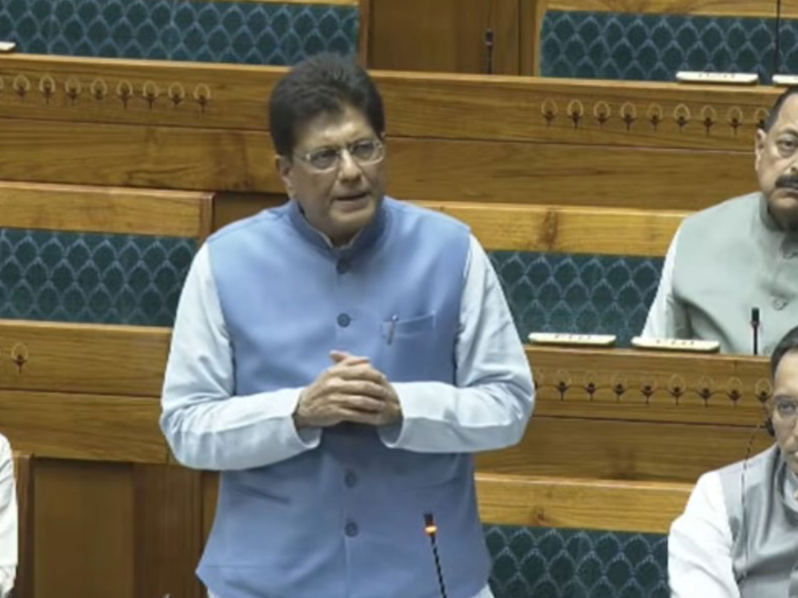 Union Minister of Commerce and Industry Piyush Goyal (Photo/Youtube/Sansad TV)