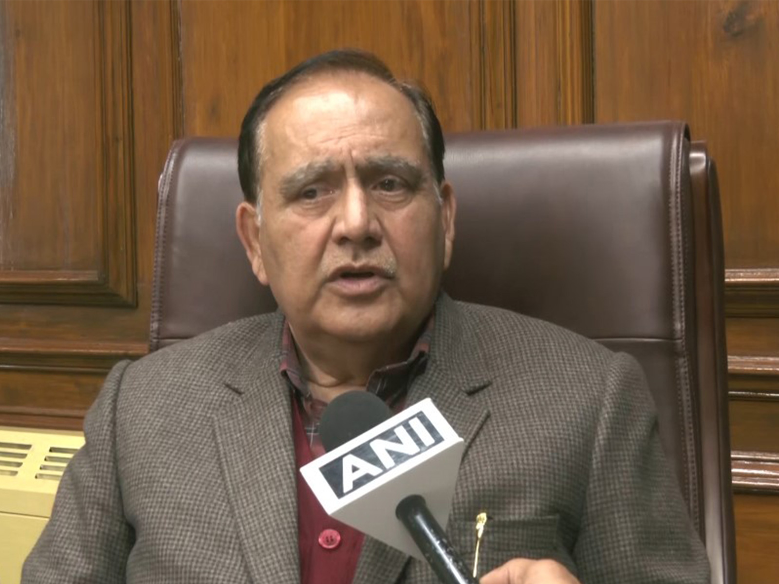 Himachal Assembly speaker Kuldeep Singh Pathania (Photo/ANI)