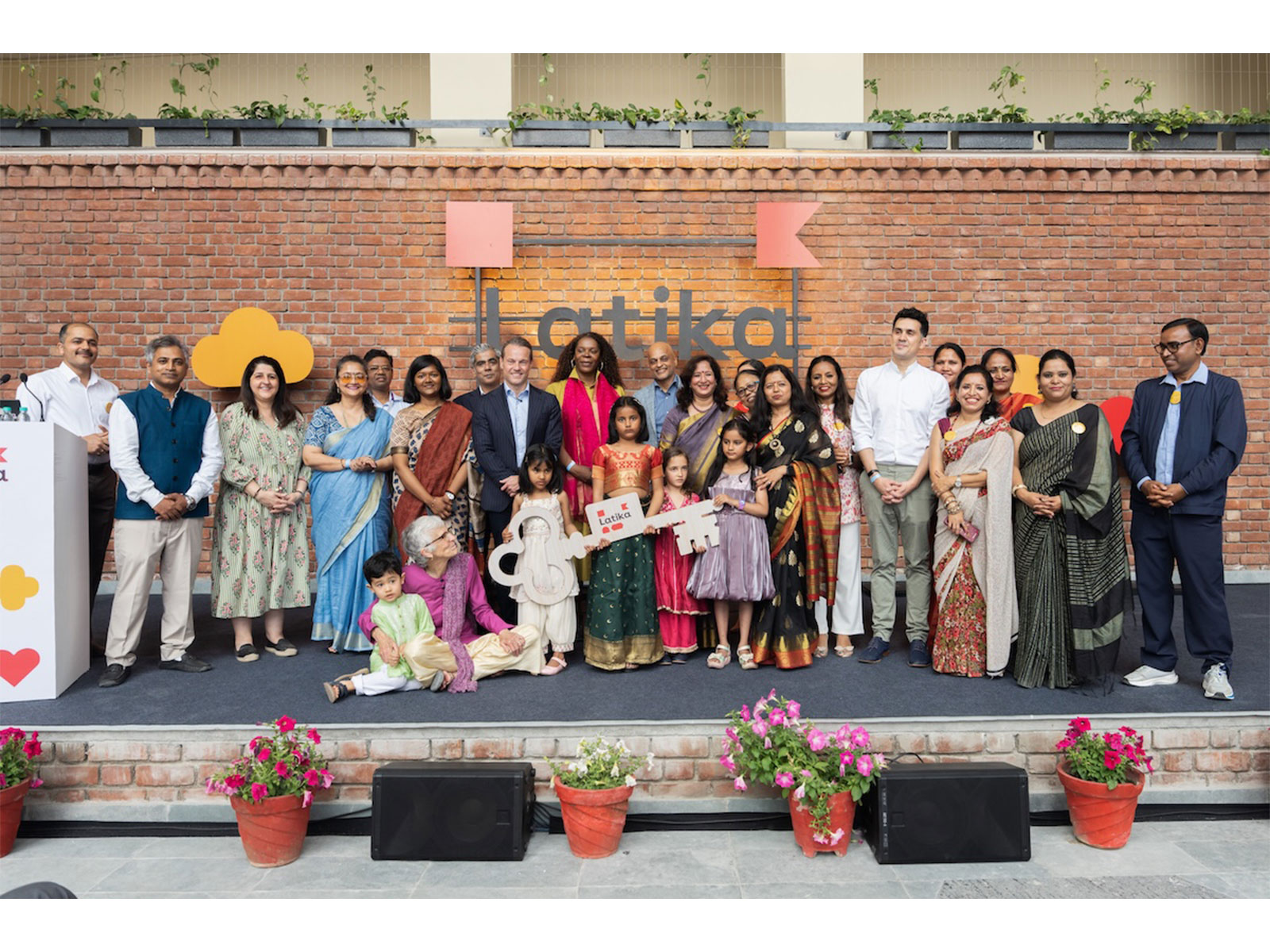 Cushman & Wakefield leadership, along with representatives of other donor organisations, hand over the new accessibility-first campus in Dehradun to the Latika team