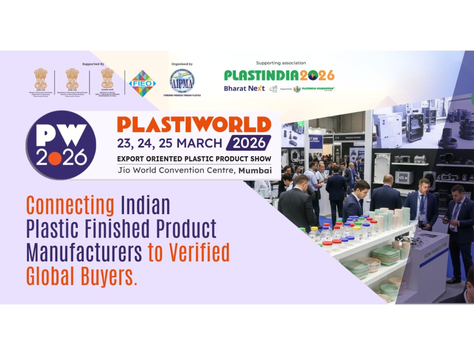 India's Largest Sourcing Show for Plastic Finished Products to Connect with Global Buyers at PlastiWorld 2026
