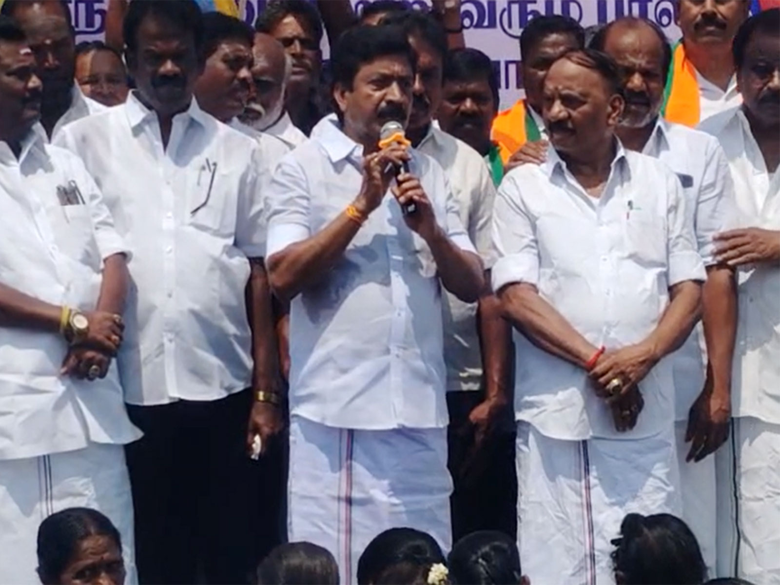  Rajya Sabha MP CV Shanmugam (Photo/ANI) 