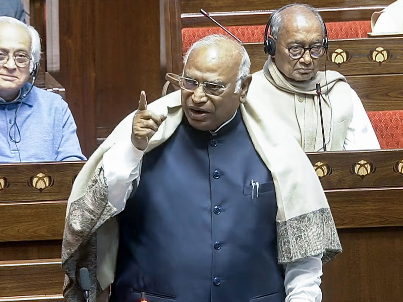 LoP in Rajya Sabha Mallikarjun Kharge (File Photo/ANI)
