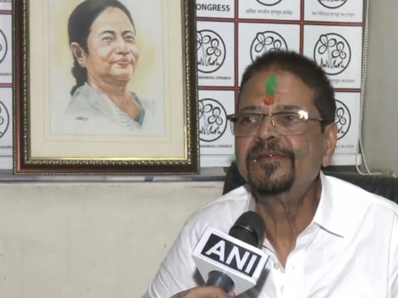 Trinamool Congress candidate from Jorasanko Assembly constituency, Vijay Upadhyay (Photo/ANI)