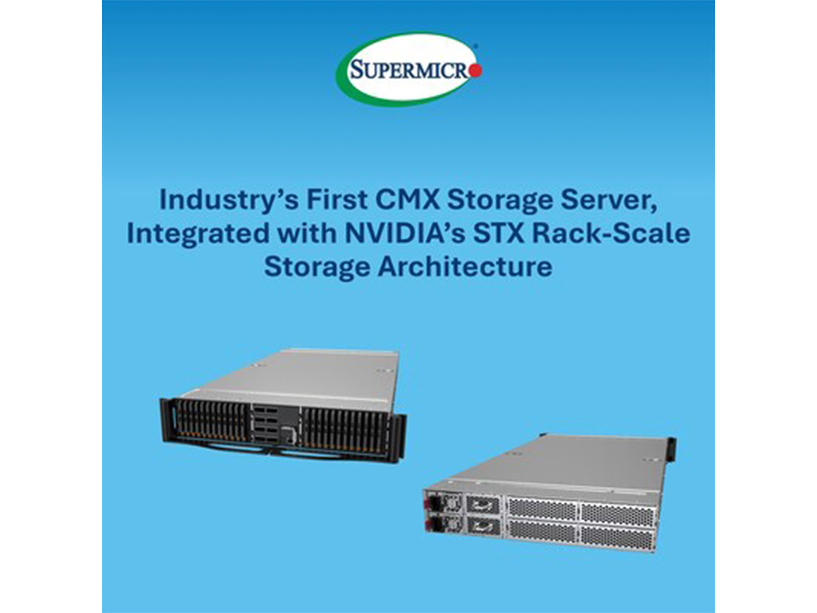 Supermicro Among First to Unveil NVIDIA BlueField-4 STX Storage Server to Improve AI Inference Performance